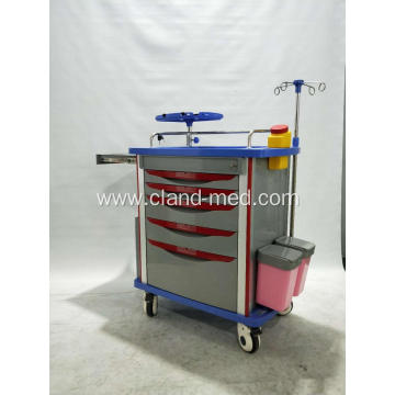 ABS Hospital Medical Emergency Trolley For Sales